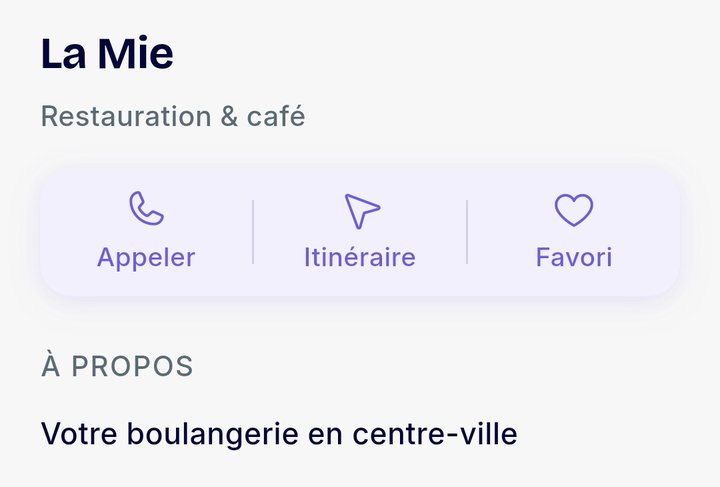 La fiche La Mie dans Pinch : appeler, itinéraire, favori et présentation du commerce